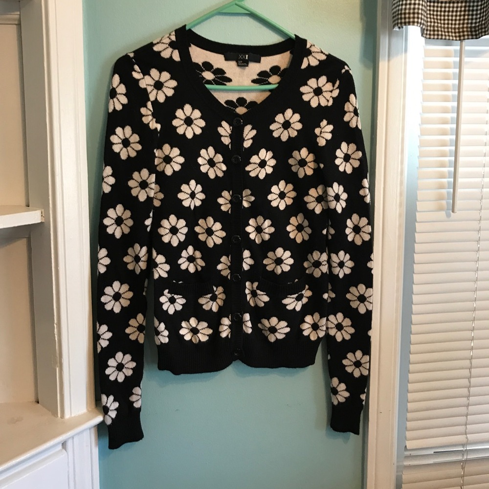 Floral sweater